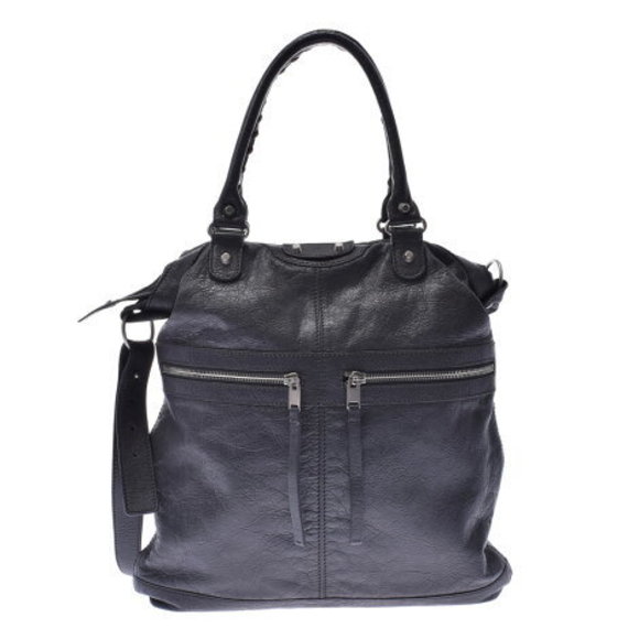 BALENCIAGA Classics Square Bag Grey Calf Handbag - Picture 1 of 12